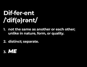 Definition Collection: “Different"