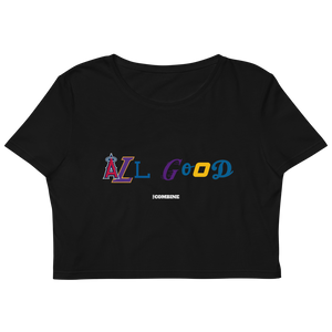 The Combine "All Good"  ( L.A. Love) Organic Crop Top