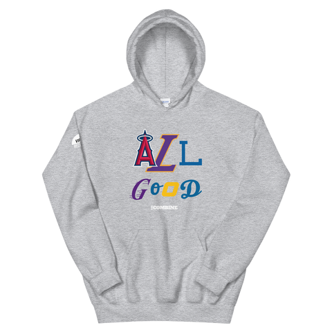 THE COMBINE "ALL GOOD" ( L.A. LOVE) STACKED Unisex Hoodie